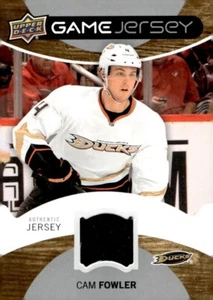 2012-13 Upper Deck Hockey Game Jersey Cam Fowler #GJ-CF Ducks - Picture 1 of 2