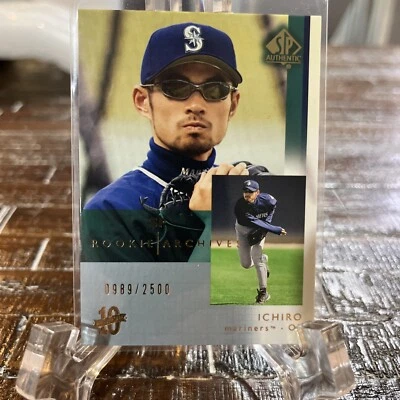 2003 Ichiro Rookie Archives card /2500  SP Authentic Mariners - Image 1 of 3