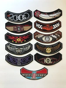 Parche Harley Davidson HOG 2000 2001 2002 2003 2004 2005 2006 2007 2008 2009 2010 - Imagen 1 de 23