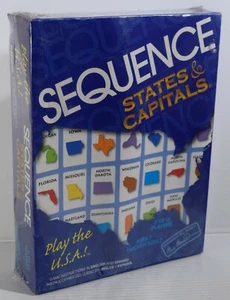 Sequence States & Capitals Board Game JAX 2006 Geography Education Homeschool - Picture 1 of 11