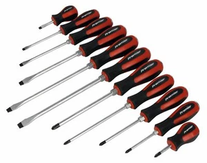 Sealey AK4933 Screwdriver Set 11pc Hammer-Thru - Picture 1 of 1