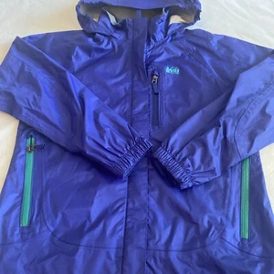Rei Full Zip Windbreaker Rain Jacket Youth XL 18 D57 - Picture 1 of 15