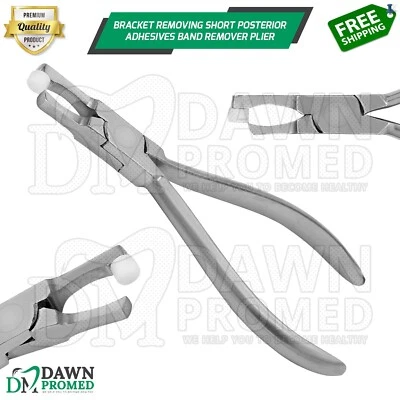 DAWNPROMED Bracket Removing Short Posterior Adhesive Band Remover Dental Orthodontic Pliers