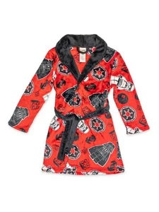 Lego Star Wars Darth Vader Stormtrooper Bath Robe Pajama Boy Size 8 - Picture 1 of 1