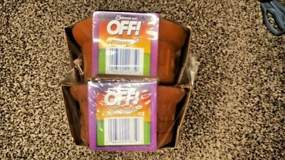 Off Yard Deck Citronella Candle 1994 Johnson Wax 2 Pack Fresh Vintage New Sealed - Image 1 of 4