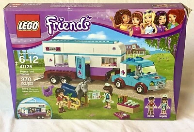 NEW Lego Friends Kids Toys 41125 Horse Vet Trailer 370 Pcs - Damaged Box - Image 1 of 3