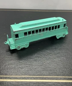 Vintage Diecast Light Green Passenger Train Car MidgeToy Rockford IL Midge Toy - Picture 1 of 13