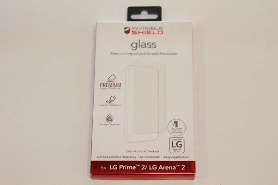Zagg Invisible Shield Glass Impact&Scratch Protection-LG Prime TM2/LG Arena TM2 - Image 1 of 1