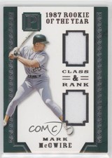 2016 Panini Pantheon Class and Rank /99 Mark McGwire #CR-MM