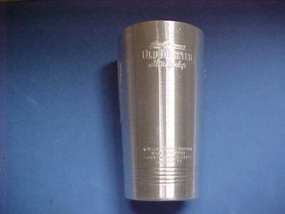 Kentucky Derby/Bar Glass 1940-1941 Old Forester Aluminum West Bend tumbler Rare - Image 1 of 4