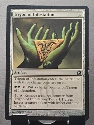 MTG 214/249 TRIGON OF INFESTATION Scars of Mirrodin Uncommon card⚔️NM/MT - Image 1 of 2