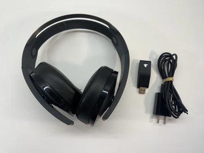 Sony Platinum Wireless Gaming Headset PlayStation 4 W/ Dongle & Charger - Image 1 of 4