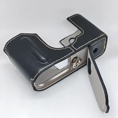 Media funda de cuero para cámara Fuji X-Half agarre protector Foto 1 de 4