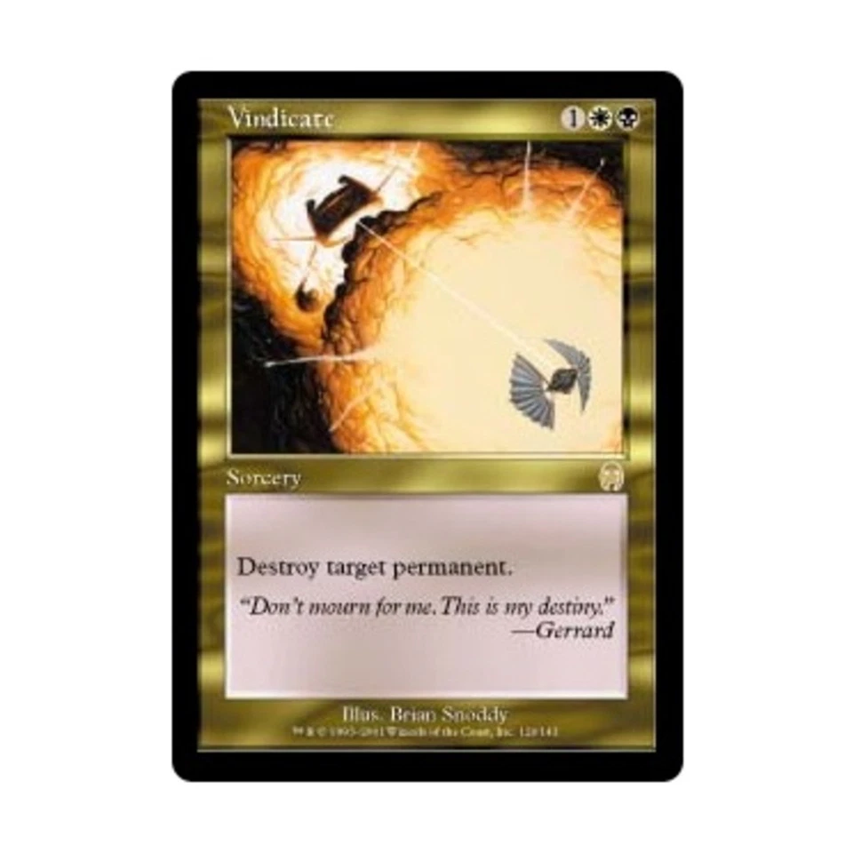 WOTC MtG Apocalypse Vindicate (R) EX - Image 1 of 1