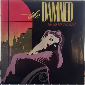 THE DAMNED BLUE VINYL UK 7" THANKS FOR THE NIGHT / NASTY LTD ED OF 1000 1984 - Picture 1 of 2