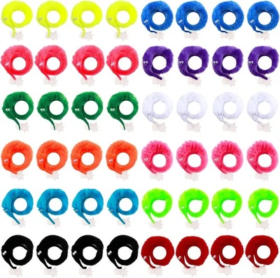 48 piezas Magic Twisty Worm Wiggly Twisty Fuzzy Worms on a String Magic Worm Toy... Foto 1 de 4