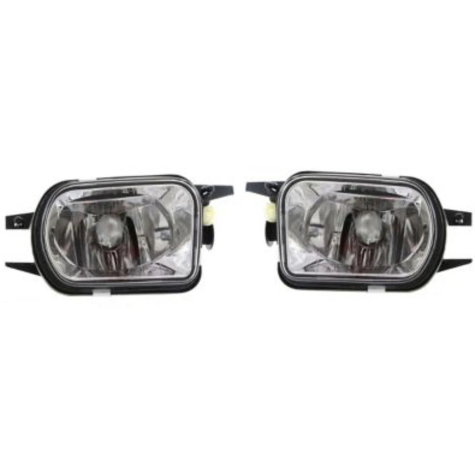 Juego de 2 luces antiniebla lentes transparentes para 2002-07 M Benz C230 con faros bi-xenón Foto 1 de 4