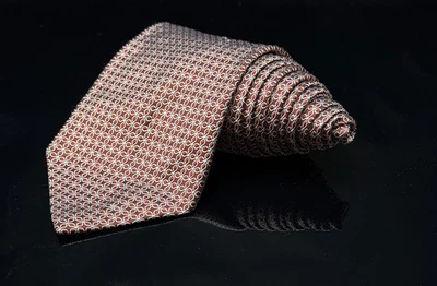 Corbata Brooks Brothers Makers para hombre roja blanca floral seda hecha en EE. UU. Foto 1 de 4