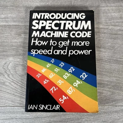 Introducing Spectrum Machine Code Book Ian Sinclair ZX Retro Computer Z80 - Image 1 of 4