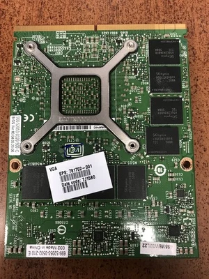 Nvidia Quadro K4100M 4GB GDDR5 SDRAM MXM III B Laptop Video Card - Image 1 of 2