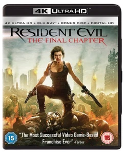 Resident Evil: The Final Chapter (4K UHD Blu-ray) Milla Jovovich Fraser James - Picture 1 of 2
