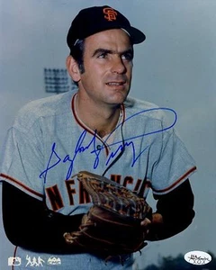 Gaylord Perry Giants Signed Jsa Cert Sticker Authentic Autograph - Picture 1 of 1