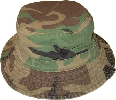 NWT Polo Ralph Lauren Camouflage Bucket Hat Beachside Green Brown Camo Size L/XL - Image 1 of 2