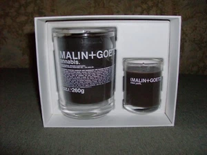MALIN+GOETZ get lit CANNABIS CANDLE SET NIB - Picture 1 of 3