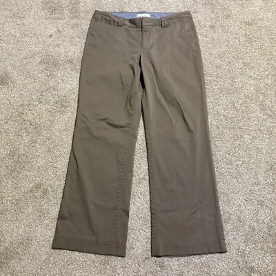 Pantalones de vestir Banana Republic The Logan Fit elásticos gris negocios carrera talla 8 Foto 1 de 4