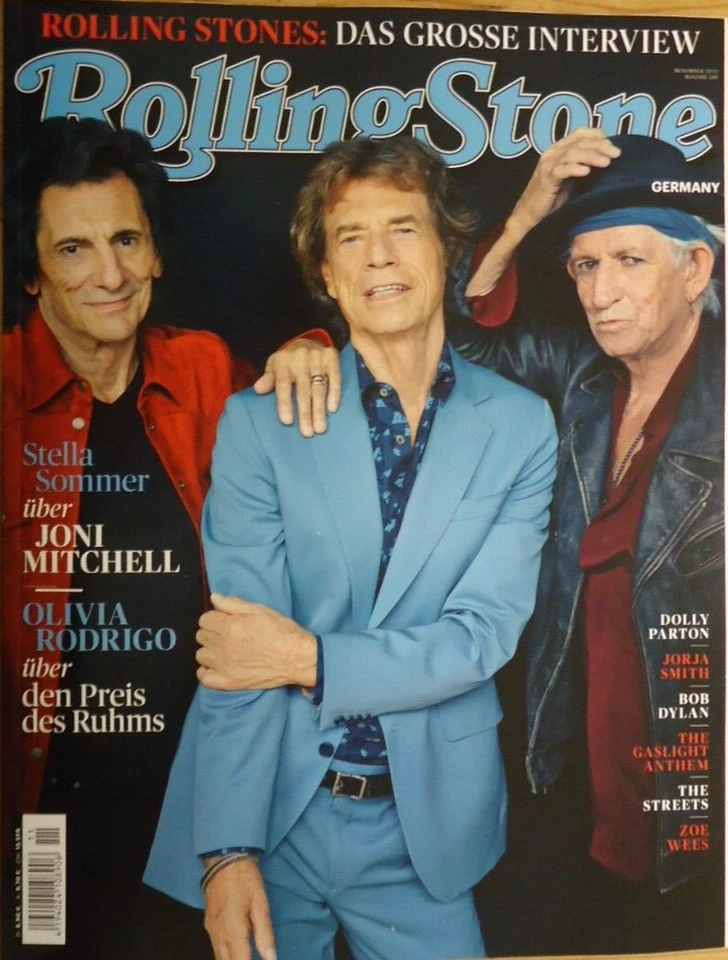 Rolling Stone, No. 349 November 2023, THE ROLLING STONES. Magazine + CD - Image 1 of 1