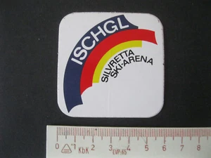 ISCHGL SILVRETTA SKI-ARENA Austria Österreich Aufkleber Sticker Reklame Werbung - Bild 1 von 1