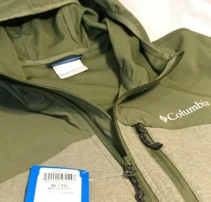 NEW COLUMBIA JACKET Men's XL Miller Peak Hooded Trail Hiking Ski Softshell Coat - Picture 1 of 5