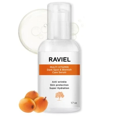 RAVIEL Multi Vitamin Dark Spot & Blemish Care Serum 50ml Sérum Refrescante NOVO - Imagem 1 de 4