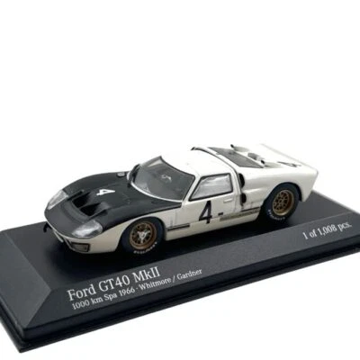 Modellino Auto Minichamps 1/43 Ford GT40 MKII Withmore-Gardner #4 1000km Spa ... - Immagine 1 di 4