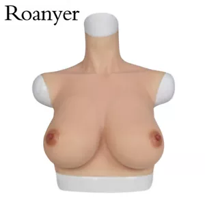 Formas de pecho de silicona Roanyer East-West Boob H Cup para defectos travesti - Imagen 1 de 14
