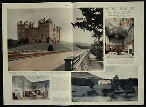 Historic Seats Of The Buccleuch Drumlanrig Castle 1935 2 Page Photo Article - Picture 1 of 1