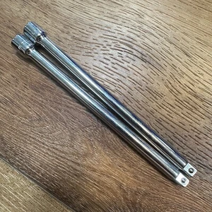 Lof of 2 Easco 711206 USA 1/4" Drive 6" Chrome Socket Extension Bar - Picture 1 of 7