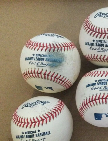 ONE Official MLB Baseball * Used @ Colorado Rockies Batting Practice * AS IS Cover