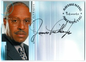 THE X-FILES 2002 SEASON 8 A13 JAMES PICKENS JR. DEPUTY DIRECTOR KERSH AUTOGRAPH