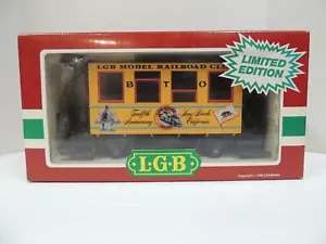 LGB 3007 CC 01 12 ANIVERSARIO 1990 COCHE DE PASAJEROS RARO ILUMINADO POR FAVOR LEER - Imagen 1 de 8