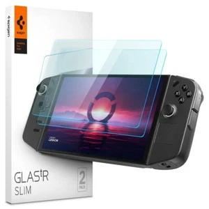 Pack de 2 protections d'écran en verre pour Lenovo Legion Go | Spigen Glas.tR Slim EZ Fit - Photo 1/13