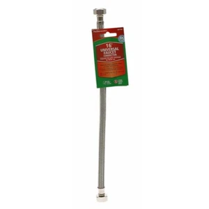 Conector de grifo universal 16" acero inoxidable, latón - Fluidmaster B4F16U - Imagen 1 de 2