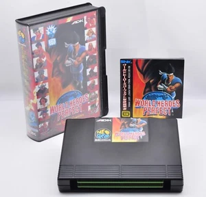 WORLD HEROES PERFECT Neo Geo NEOGEO AES SNK ADK - Imagen 1 de 24