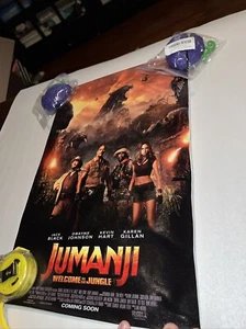 Jumanji Willkommen im Dschungel Leinwanddruck Poster 12’’ x 18’’ - Bild 1 von 5