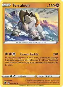 Terrakion -Halo Rare - Silver Tempest - 097/195 - Picture 1 of 1
