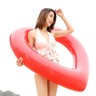 Inflatable Giant Heart Swim Ring Float Raft Swimming Pool Beach Kids Adults Toy