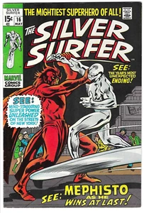 SILVER SURFER #16 VF+ 8.5 High Grade Classic MEPHISTO Cover! - Picture 1 of 2