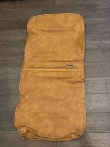 Vintage Samsonite Brown Leather Bi-Fold Hanging Garment Travel Bag Luggage - Picture 1 of 11