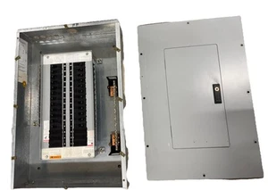 Cutler Hammer 100A 100 Amp 3 Pole Phase 277/480V MLO W/Breakers Cover & Tub - Picture 1 of 12