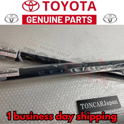 Lexus Genuine RX400H RX330 RX350 WEATHERSTRIP FRONT DOOR GLASS INNER RH LH Set - Image 1 of 4